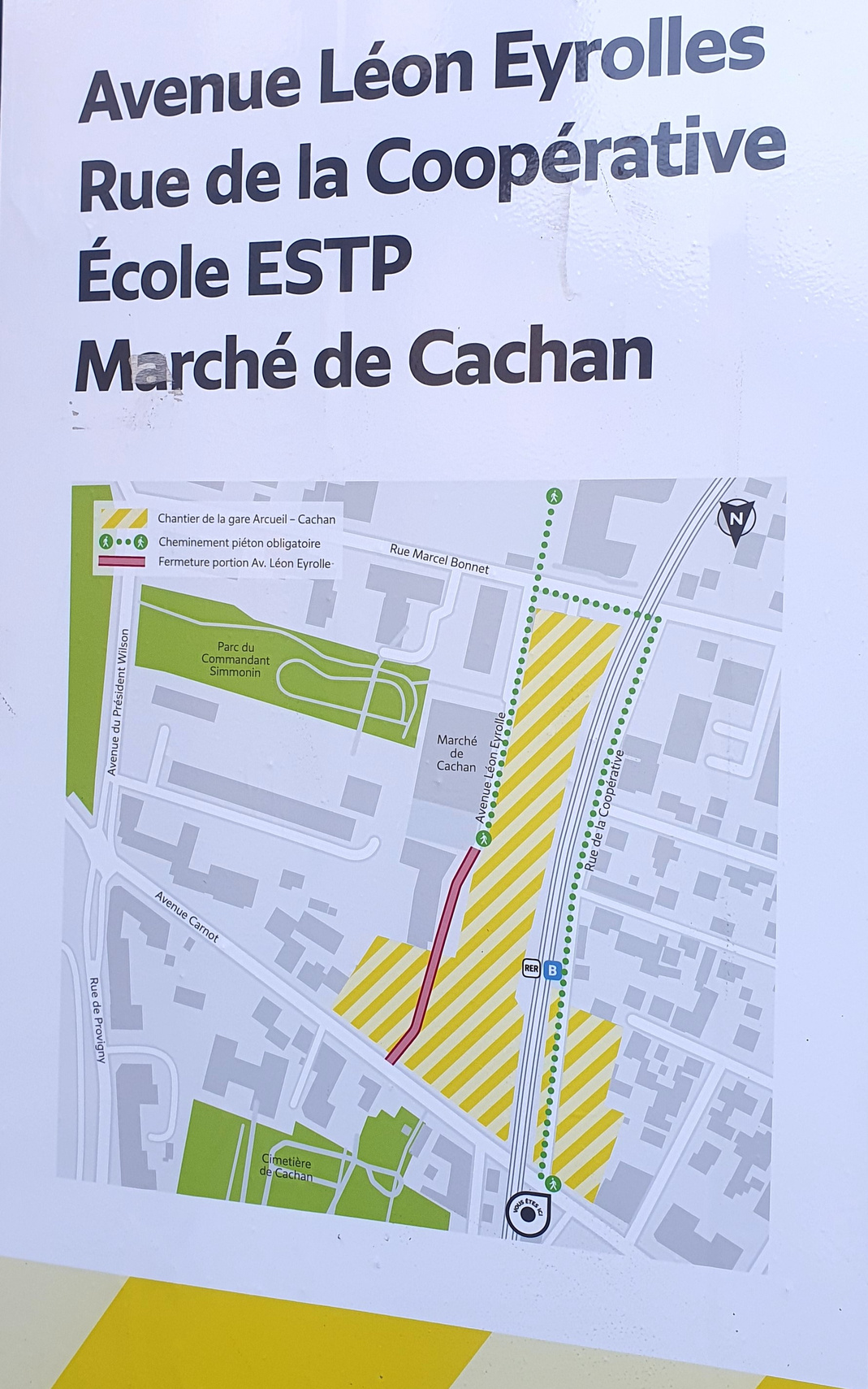 Travaux gare Arcueil-Cachan Grand Paris